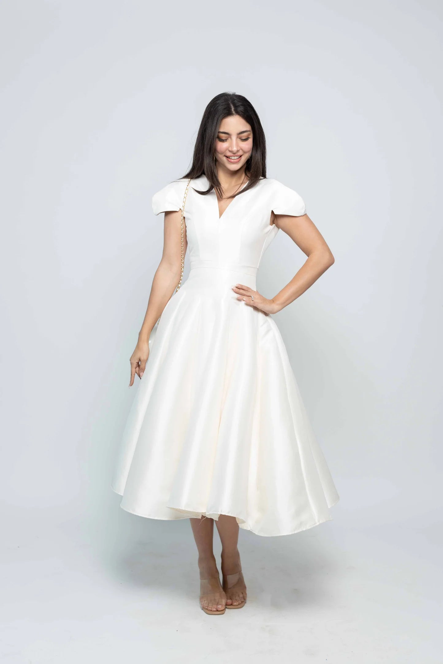 Bourgeoise – Den Skulpturelle Elegance Kjole